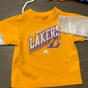 Adidas 24 months long sleeve and pants LA Lakers.